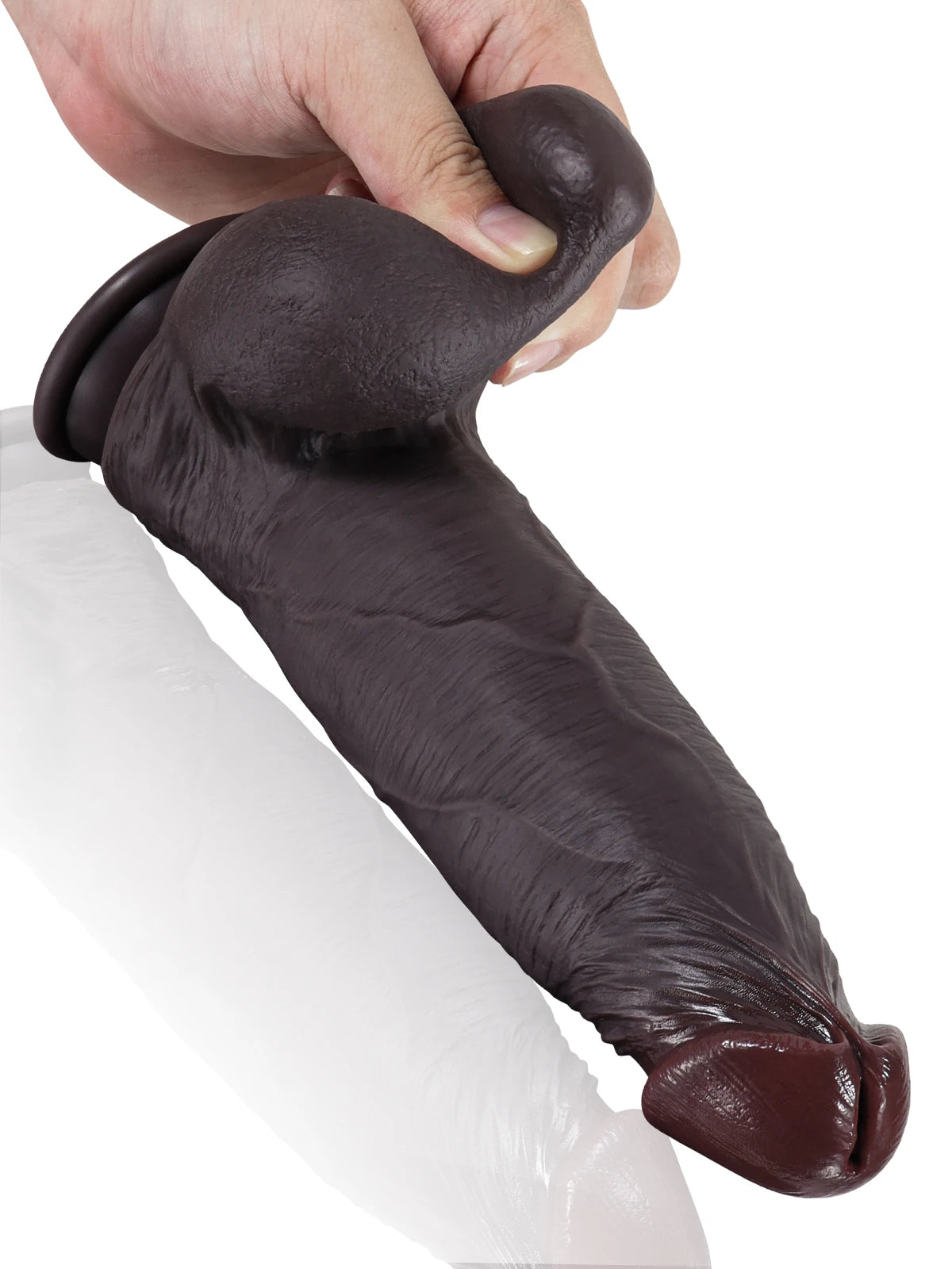 Bennett - Dildo Realistico con Pelle Scivolante e Testicoli Mobili - 23 cm