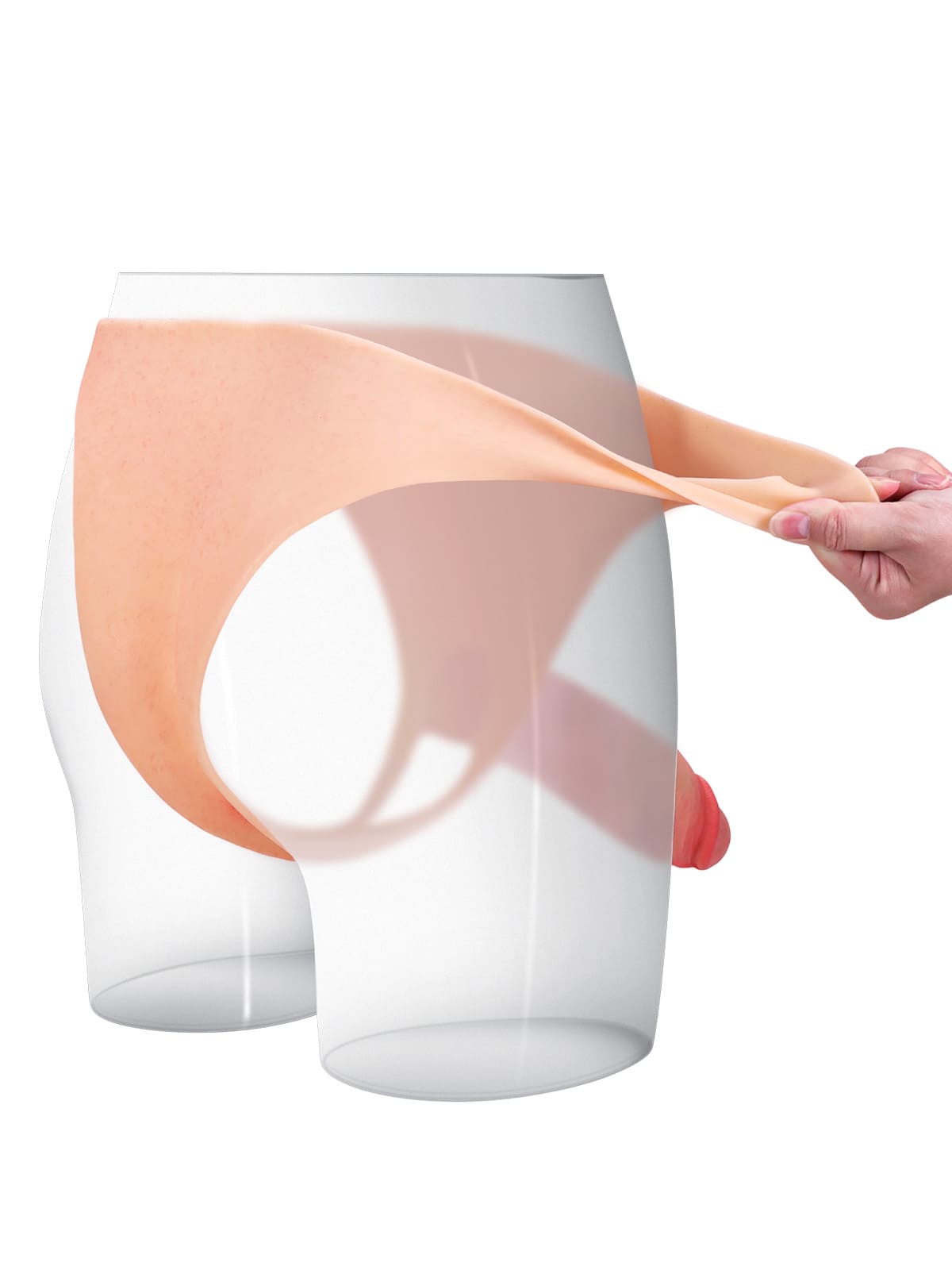 Daenerys - Dildo Indossabile Cavo con Estensione Pene e Manicotto per Disfunzione Erettile - 20 cm