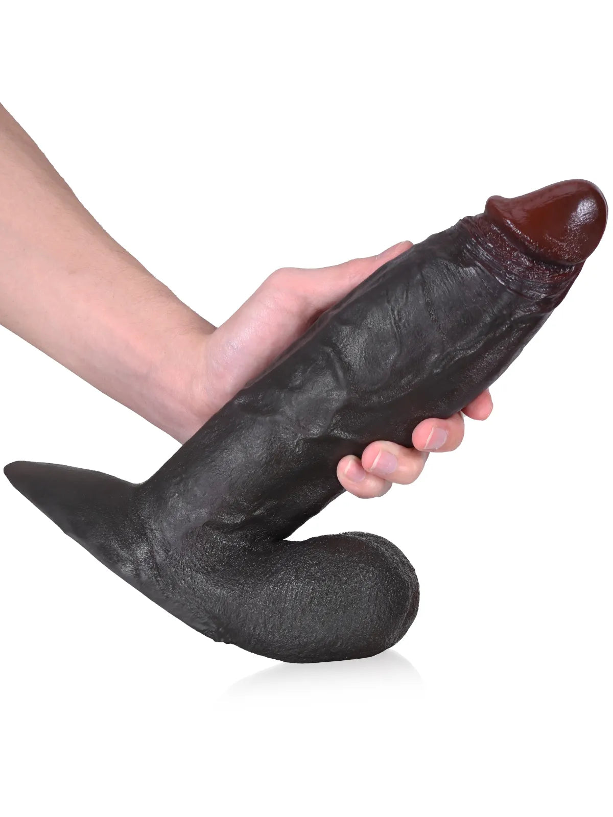 Dragon - Dildo Realistico XL con Vac-U-Lock e Testicoli Oscillanti - 25,5 cm