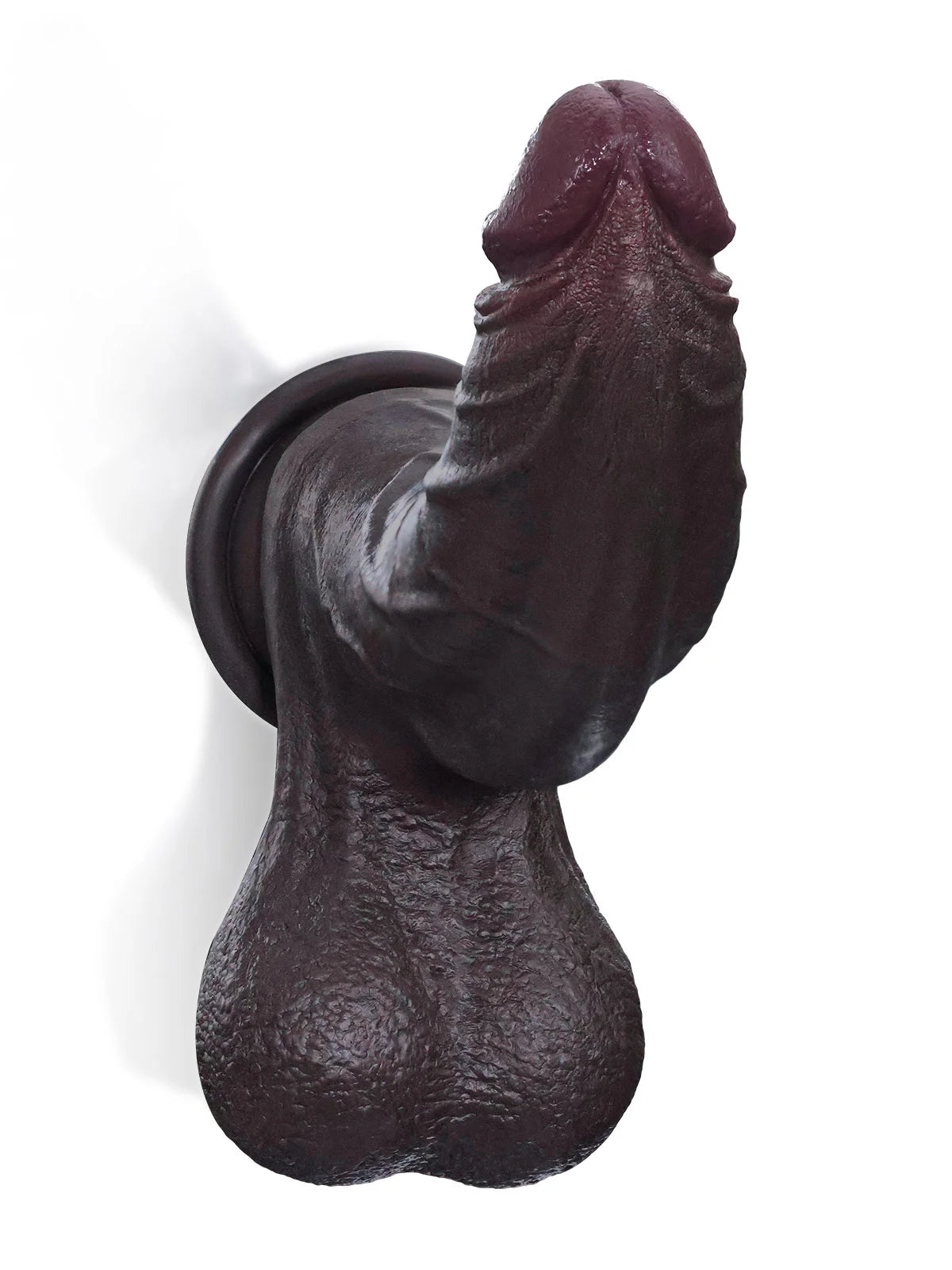 Hunter - Dildo realistico curvo nero per Punto G corpo progressivo - 23,6 cm