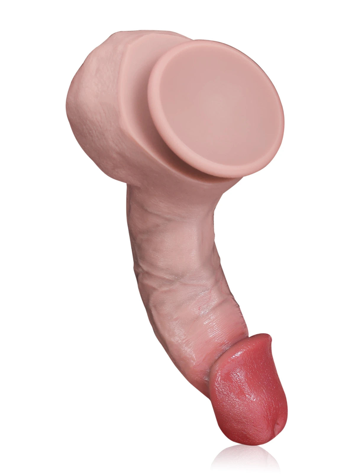 Jack - Dildo realistico morbido con glande gonfio e testicoli mobili - 22,5 cm