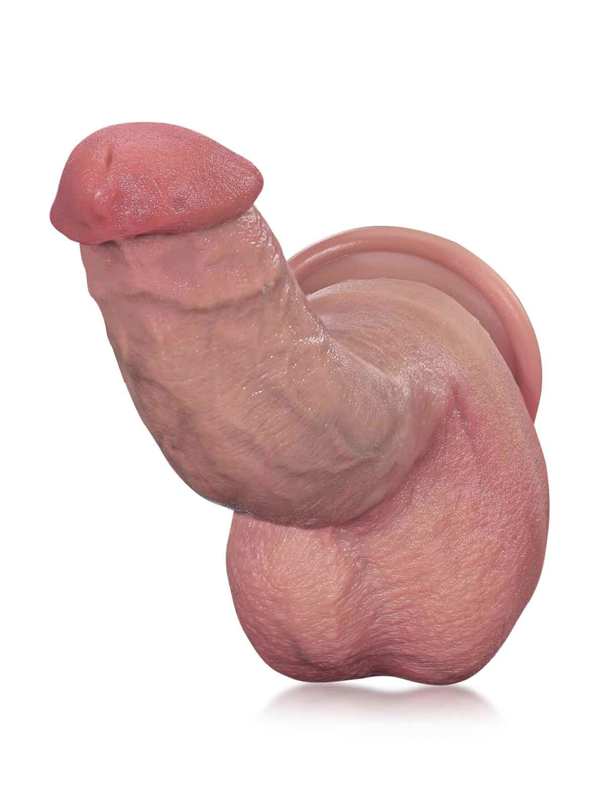 Jamie - Dildo realistico flessibile a doppia densità con anima metallica - 20,8 cm