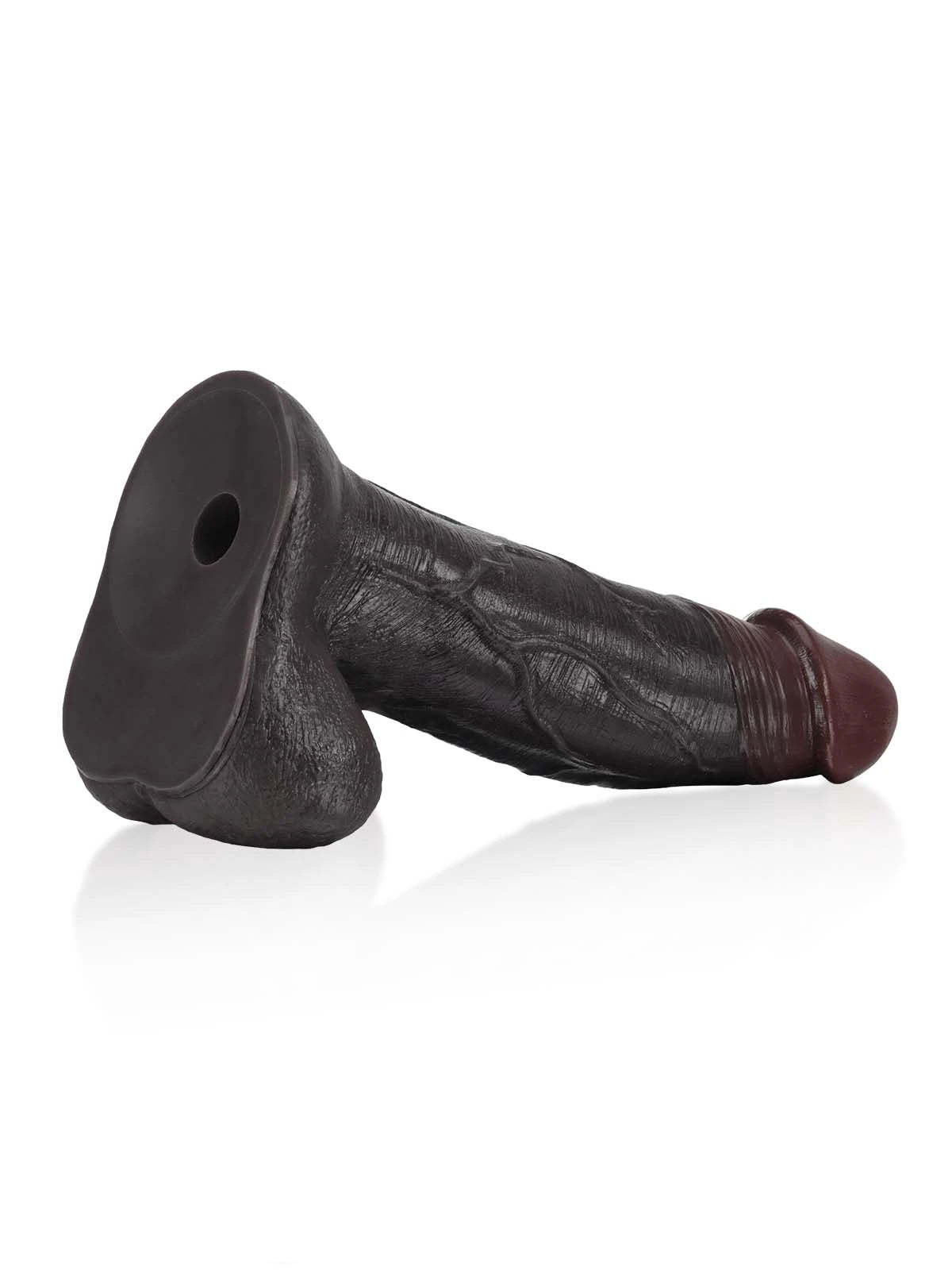 Riccardo - Dildo Vac-U-Lock Enorme con Pelle Scivolante e Testicoli Mobili - 27,5 cm