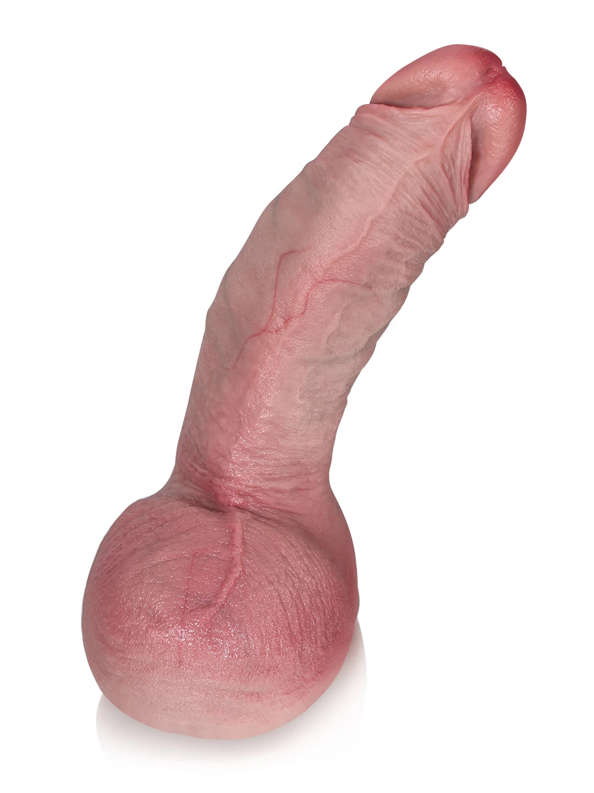Reece - Dildo Realistico Curvo e Grosso per Punto G - 19,3 cm