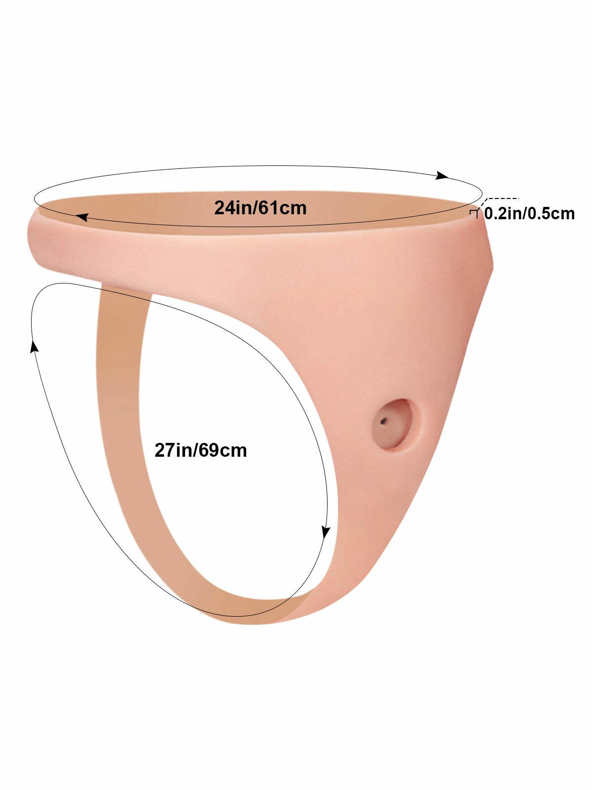 Thalyn - Strap-On con Falli Intercambiabili M e L - 19,8 e 21,6 cm