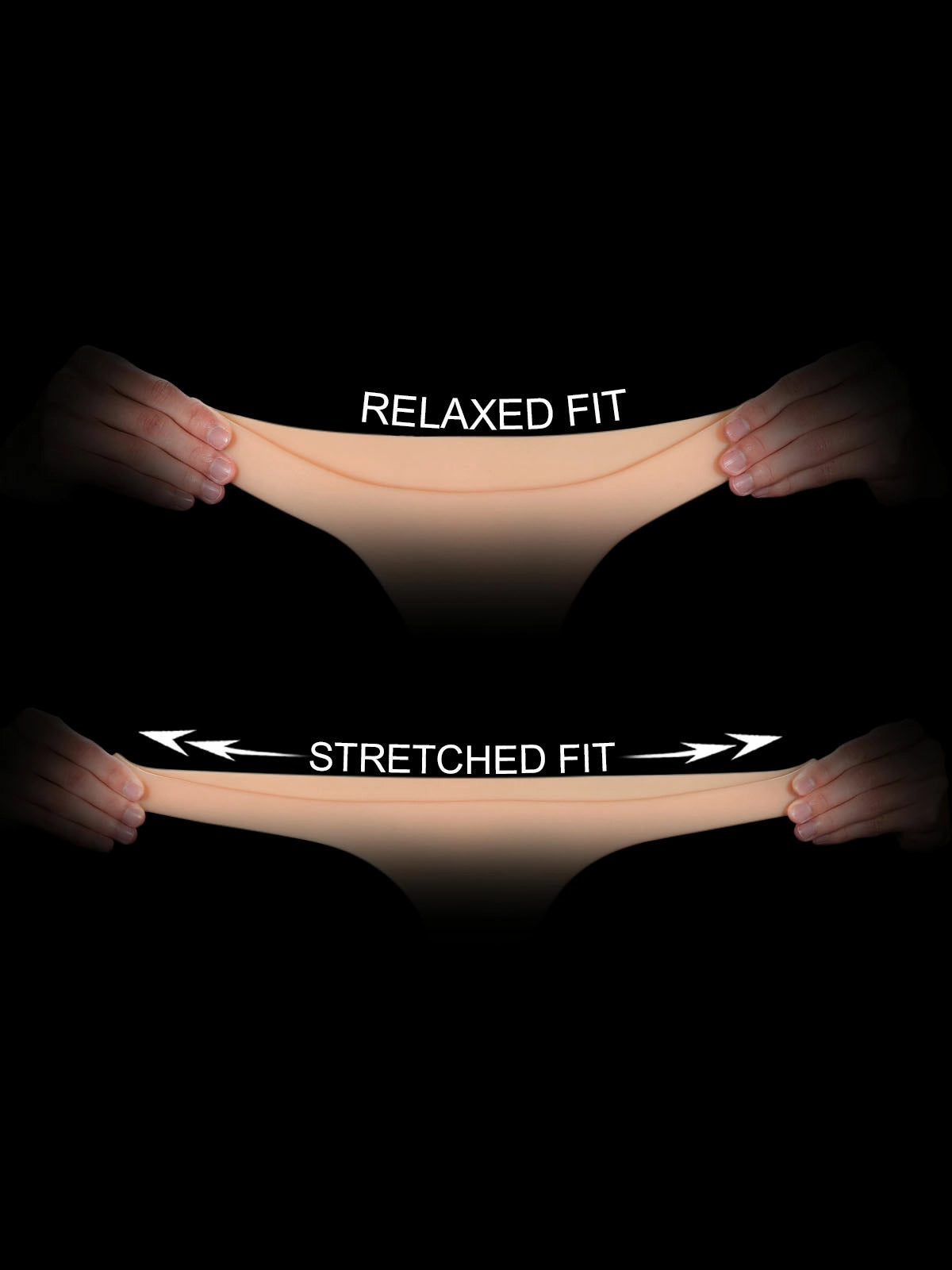 Zorvyn - Strap-On Doppia Penetrazione con Vibratore - 15,5 e 17,8 cm