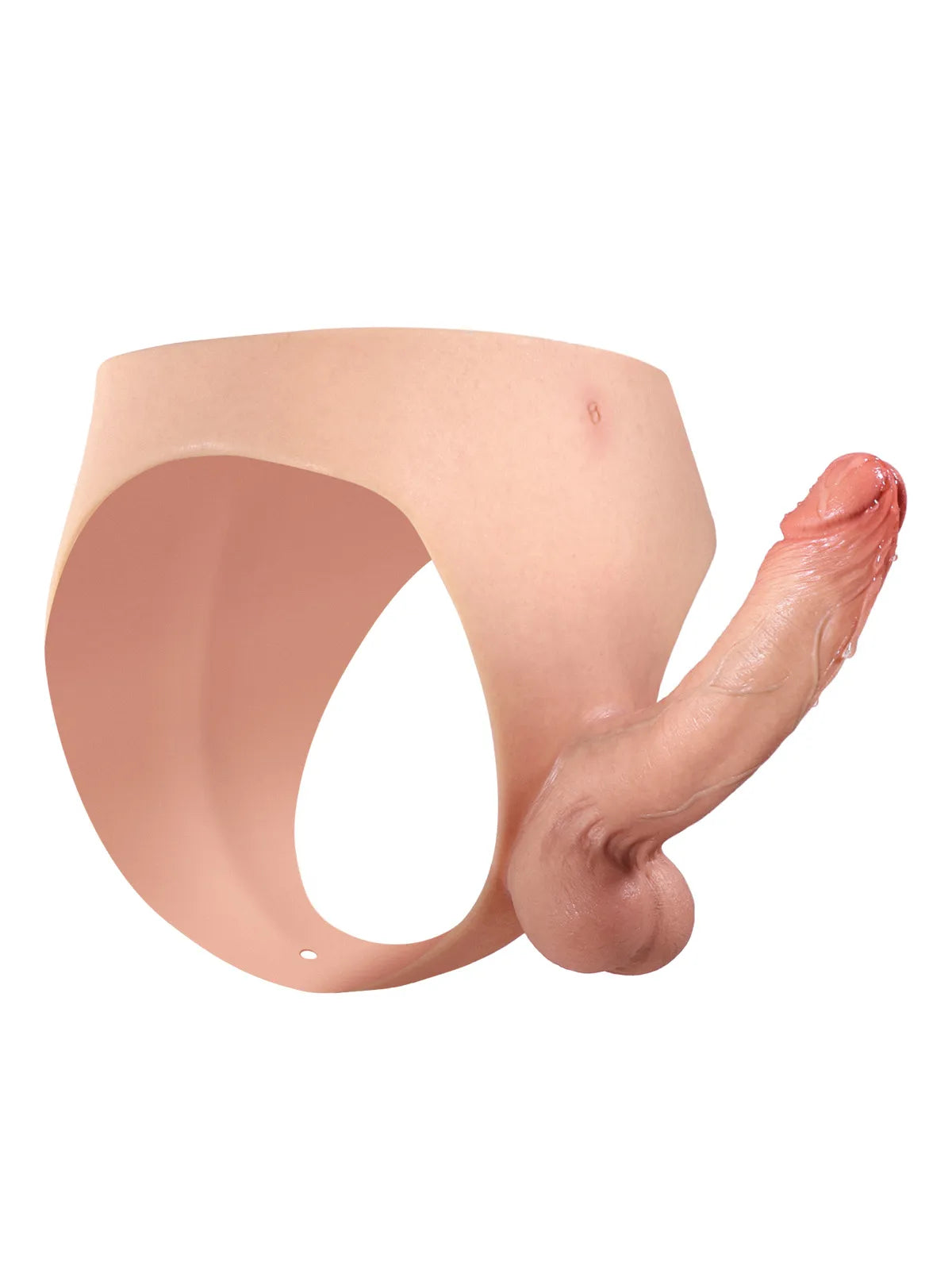 Oscar - Dildo Indossabile con Sostegno Solido e Testicoli Morbidi in Silicone - 17,5 cm