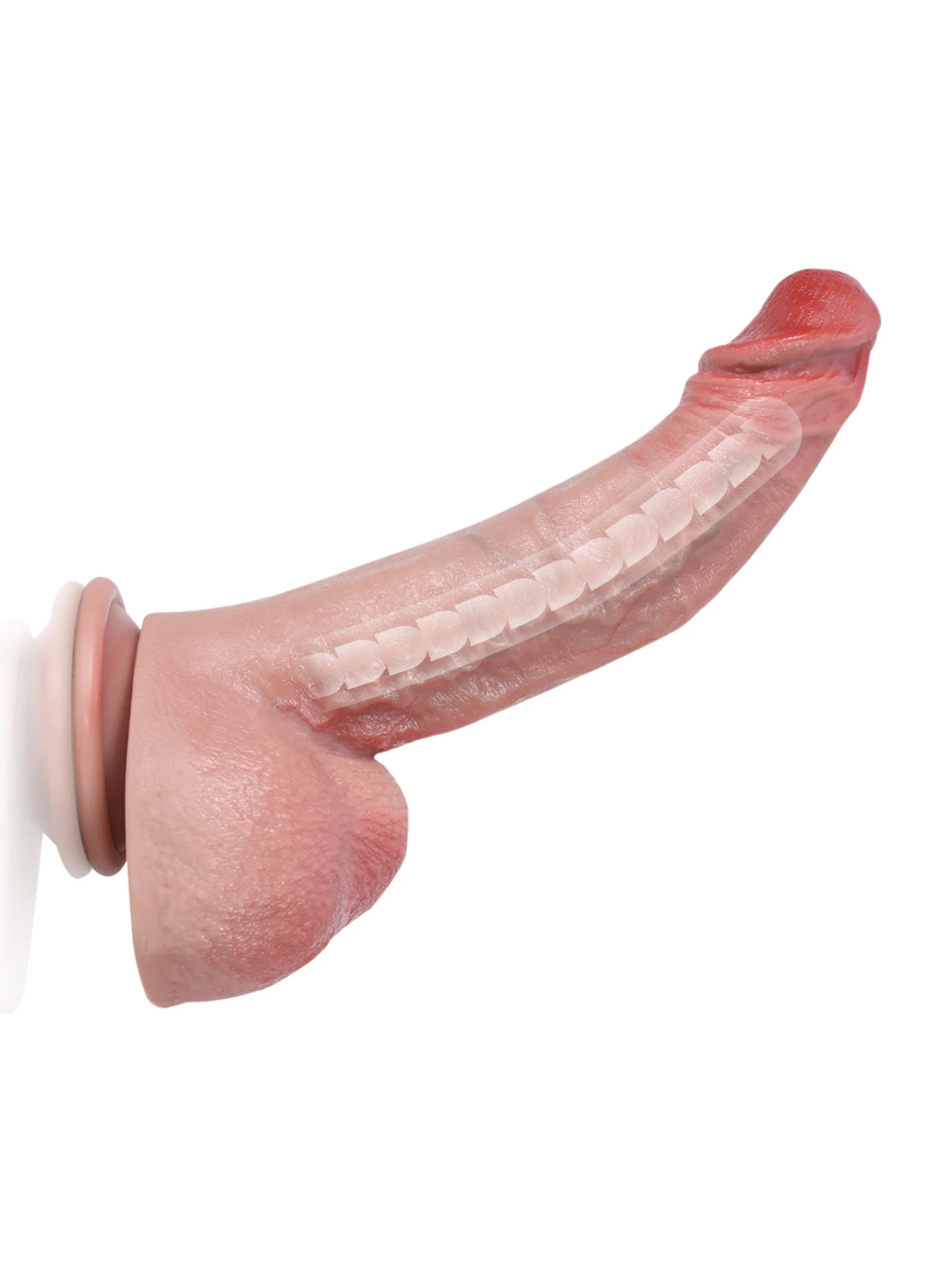 Charlie - Dildo Iper Realistico con Coda Metallica Flessibile - 24 cm