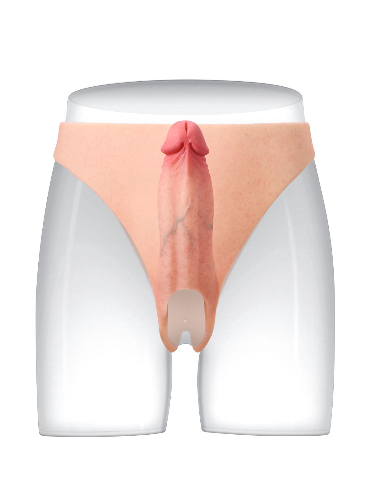 Daenerys - Dildo Indossabile Cavo con Estensione Pene e Manicotto per Disfunzione Erettile - 20 cm