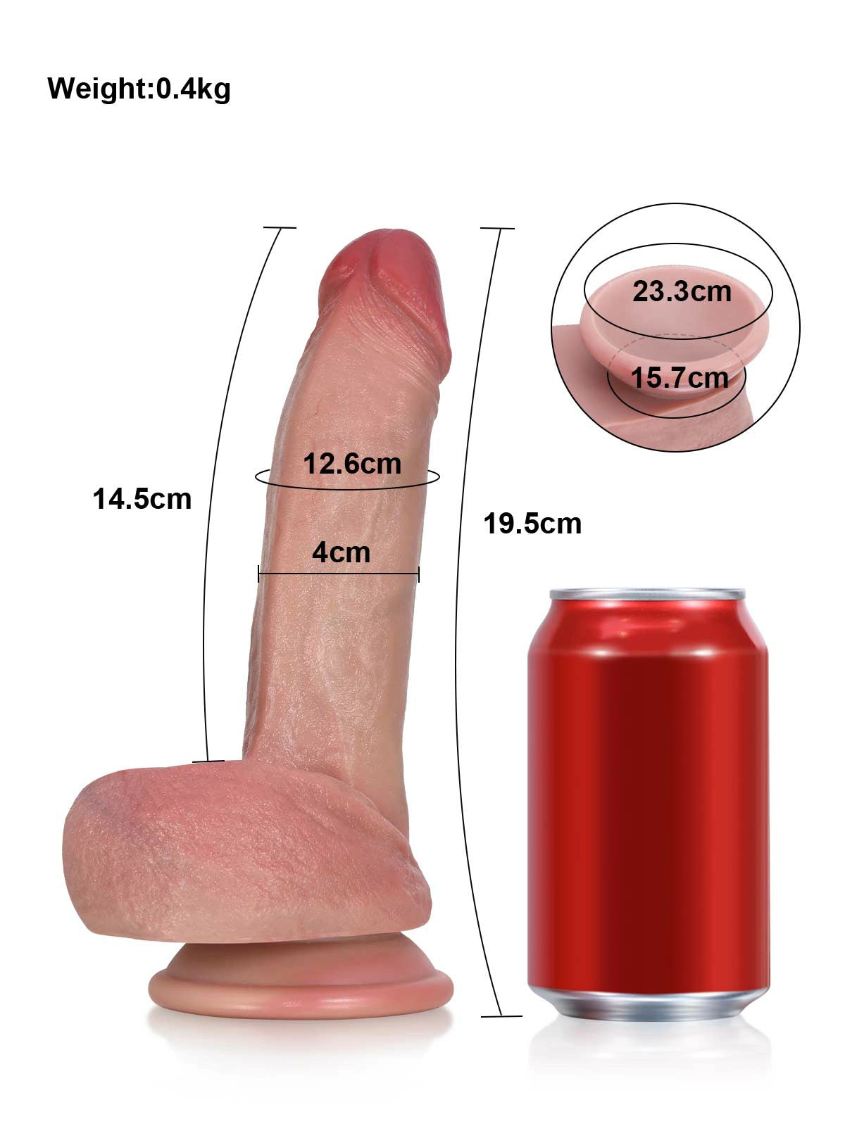 Elliot - Fallo Realistico con Texture Dettagliata, Ideale per Principianti - 19,5 cm