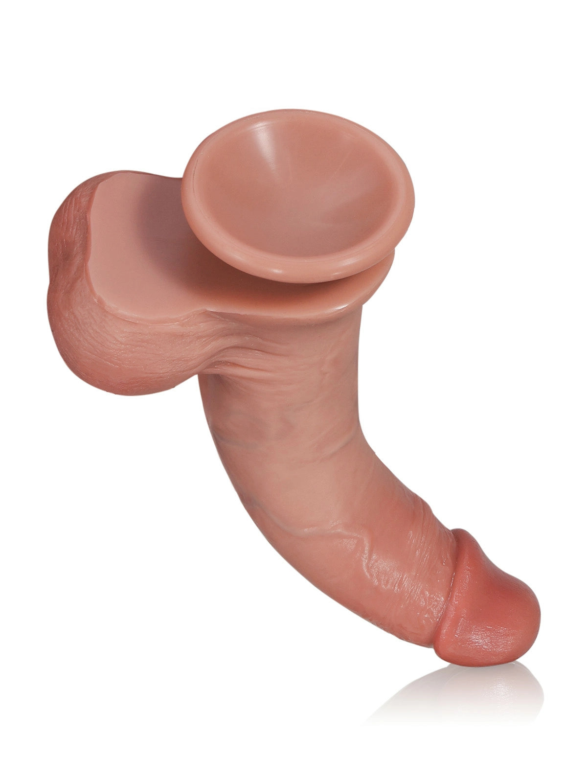 Mauro - Dildo realistico flessibile con pelle scorrevole e testicoli mobili - 22 cm