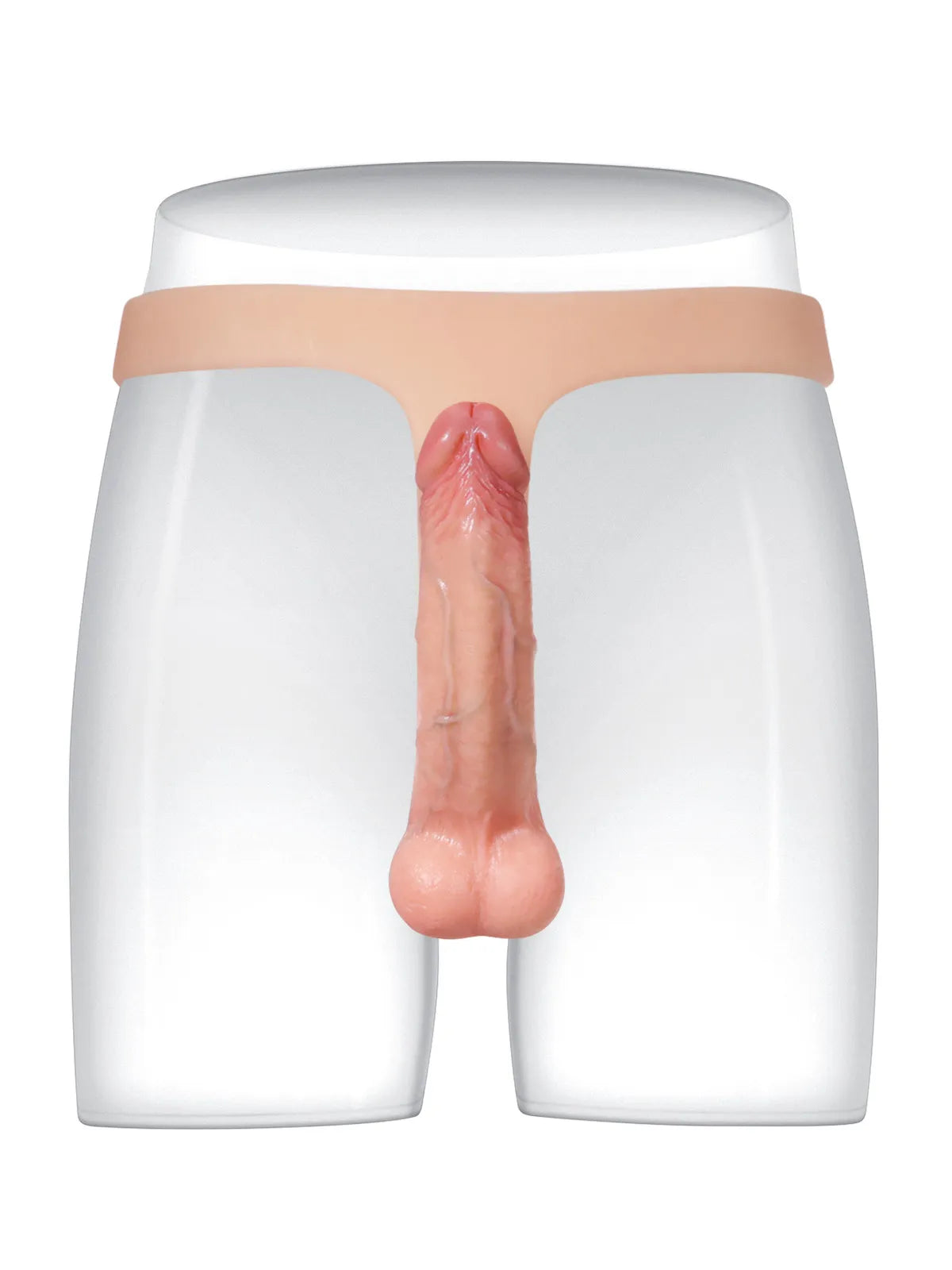 Nathan - Strap-On in Silicone con Dildo Stabile - 15 cm