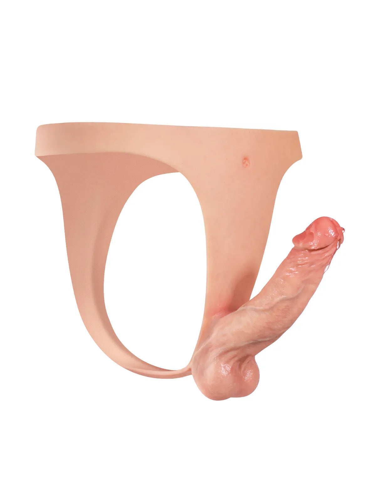Nick - Dildo Strap-On Leggero e Portatile in Silicone con Cintura Sottile - 16 cm