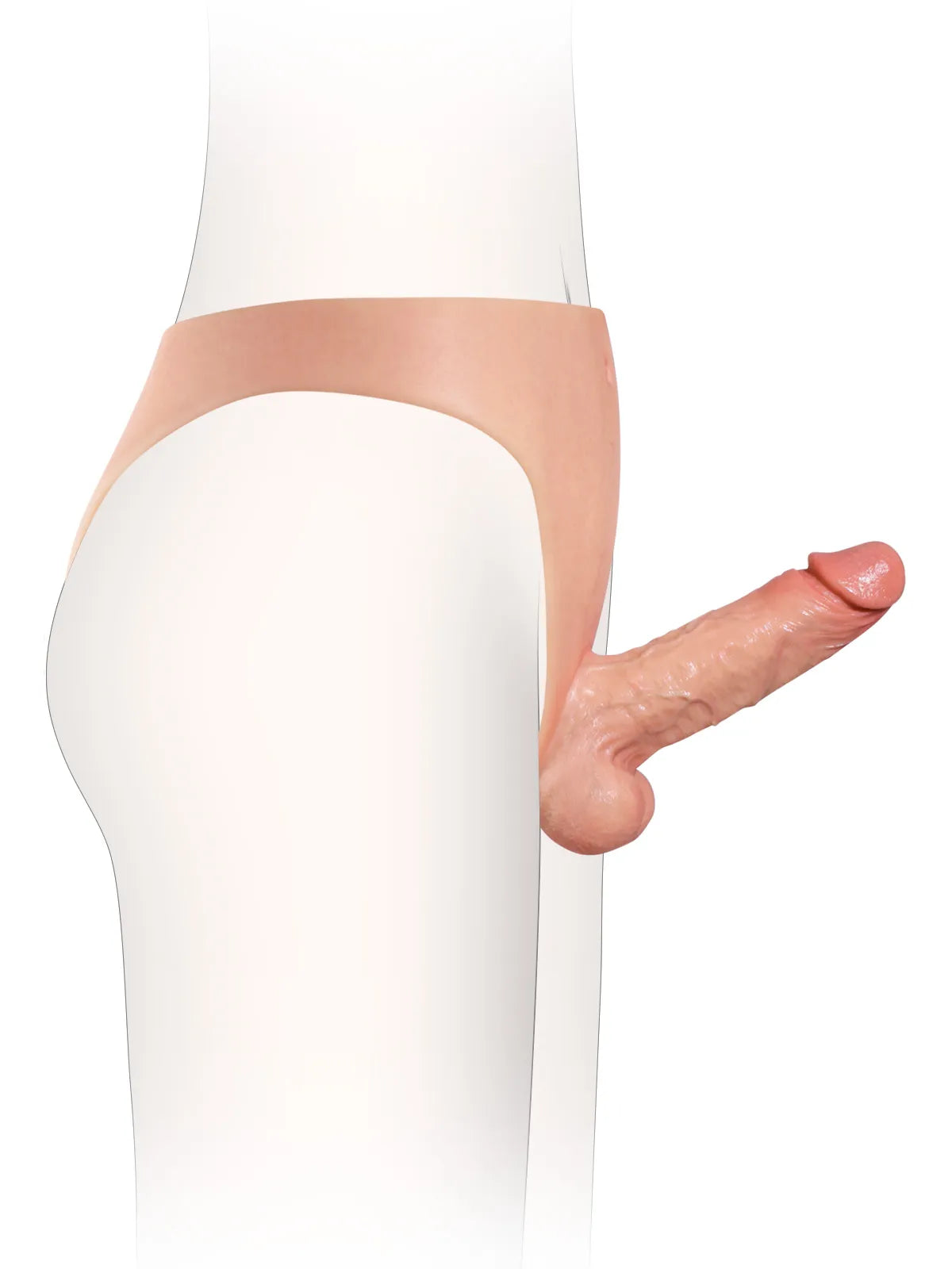 Owen - Strap-On Portatile in Silicone con Nucleo Fisso - 15,5 cm