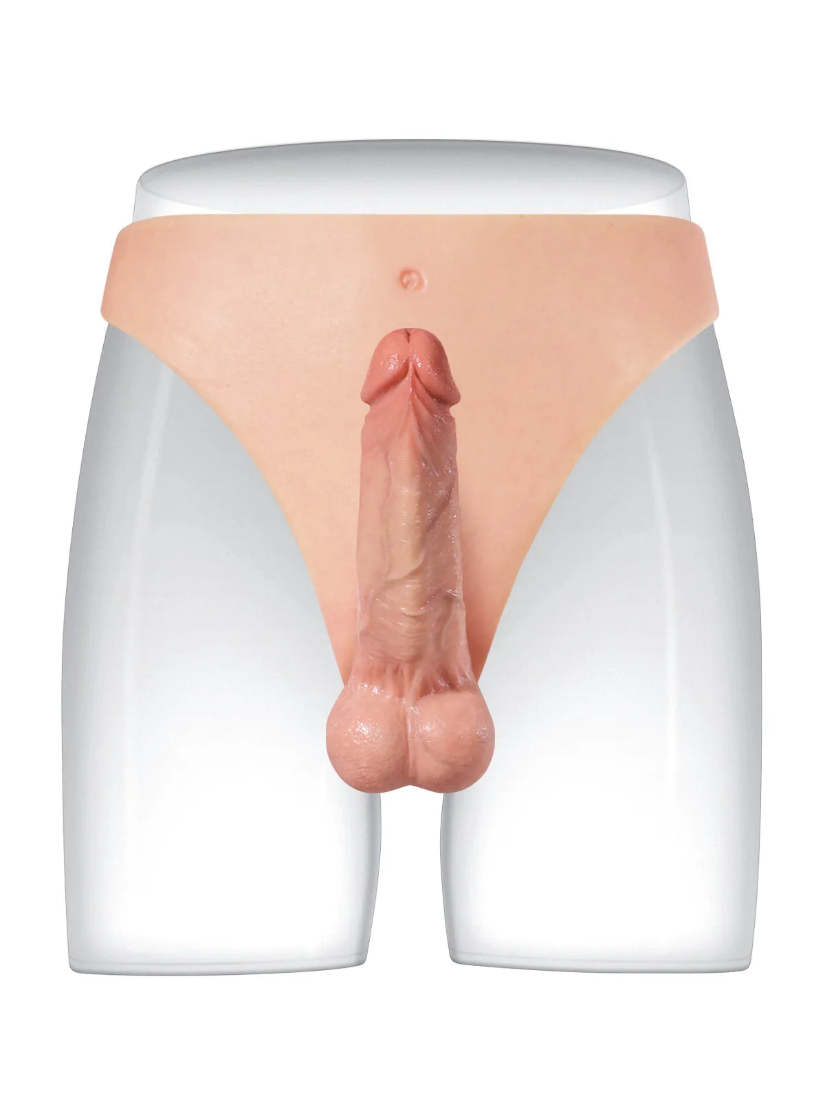 Owen - Strap-On Portatile in Silicone con Nucleo Fisso - 15,5 cm