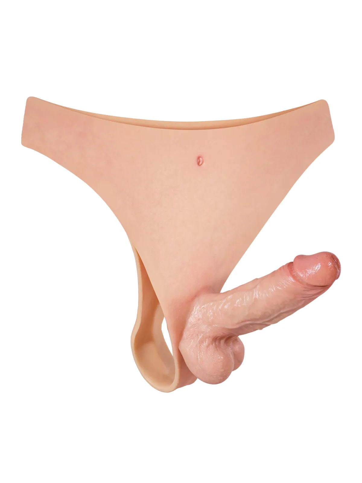 Owen - Strap-On Portatile in Silicone con Nucleo Fisso - 15,5 cm