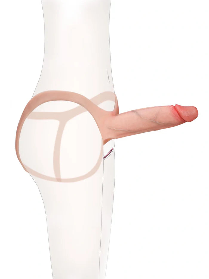 Seraphine - Strap-On Cavo per Estensione e Supporto ED, Versione Morbida o Rigida - 21 cm