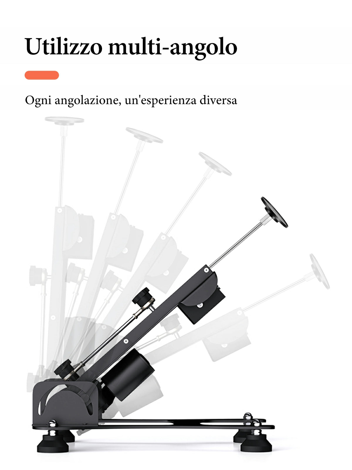 Vortex - Sex Machine con Corsa Variabile 3-15 cm e Telecomando Wireless