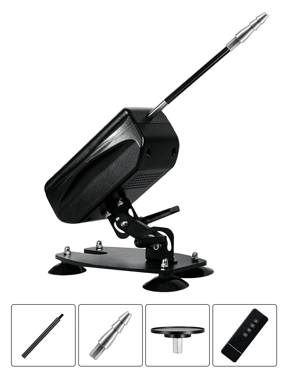 Whisper - Sex Machine VAC-U-LOCK Ultra-Silenziosa con Telecomando - 32 Ritmi