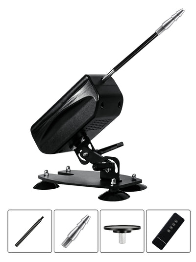 Whisper - Sex Machine VAC-U-LOCK Ultra-Silenziosa con Telecomando - 32 Ritmi