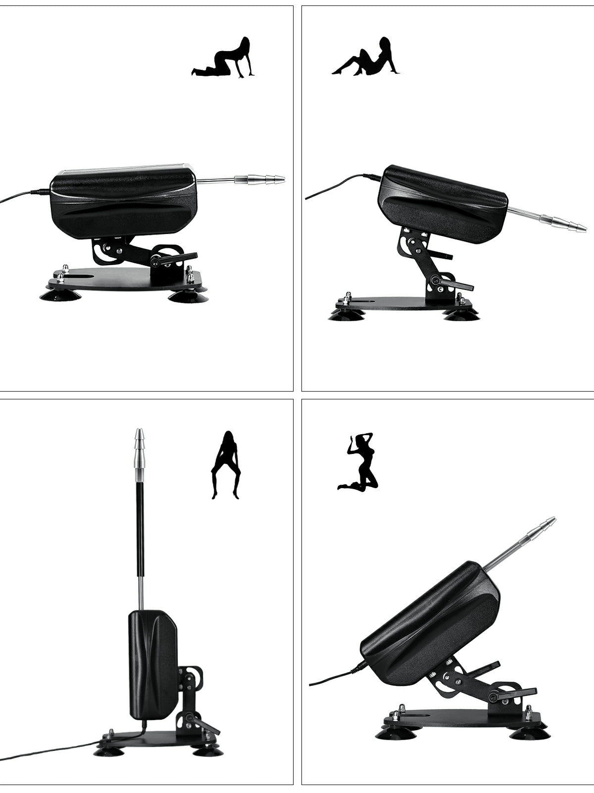 Whisper - Sex Machine VAC-U-LOCK Ultra-Silenziosa con Telecomando - 32 Ritmi
